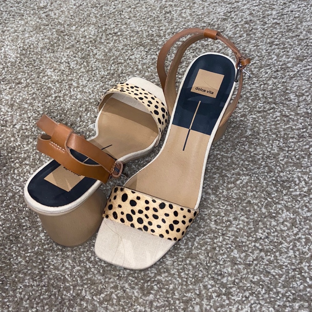 Dolce vita, cheetah heels